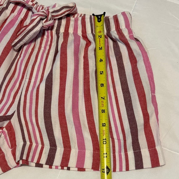 Auden Women’s Sleep Shorts Pink Striped Elastic Waist Size Small - Picture 2 of 7